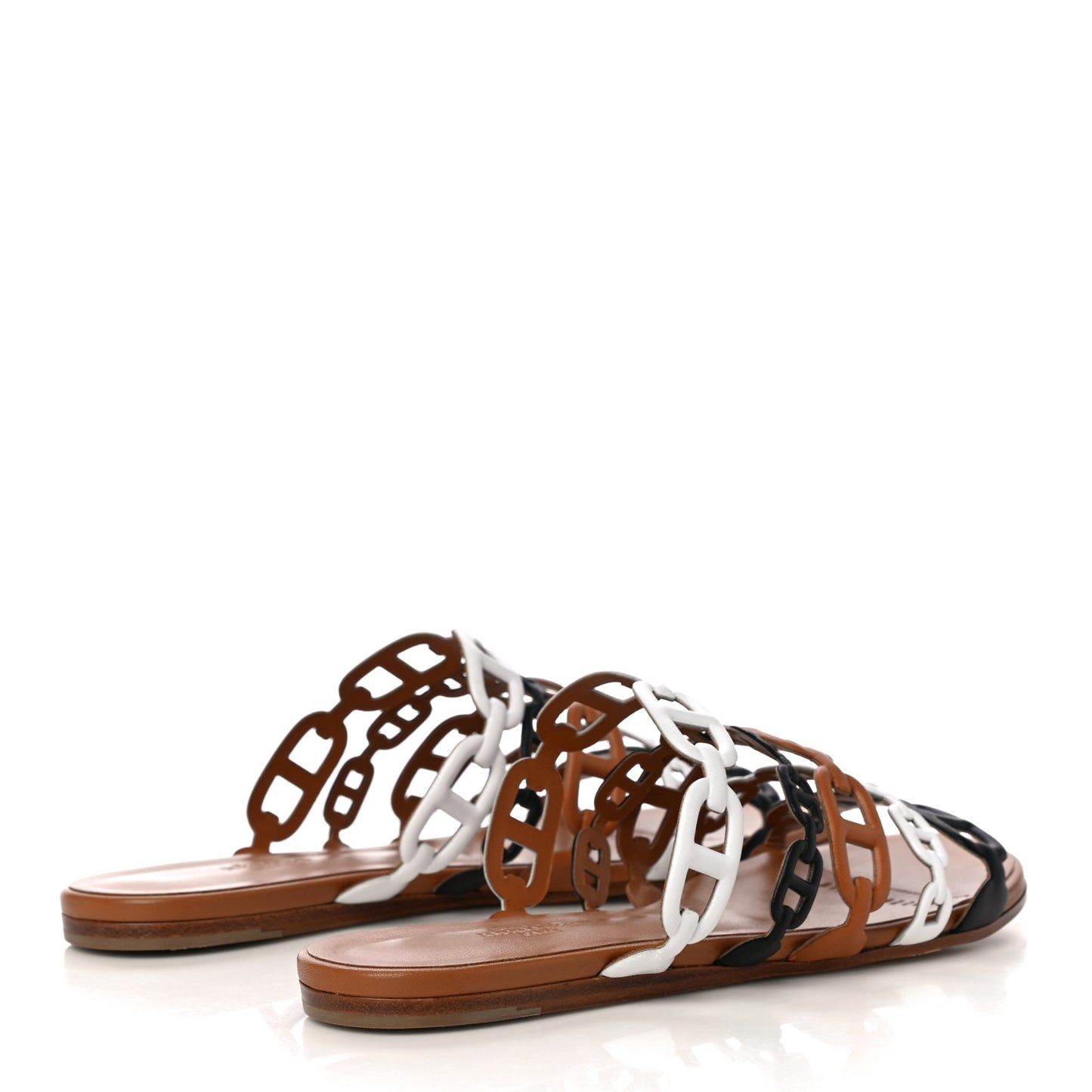 Nappa Thalassa Sandals 37 Camel Black White