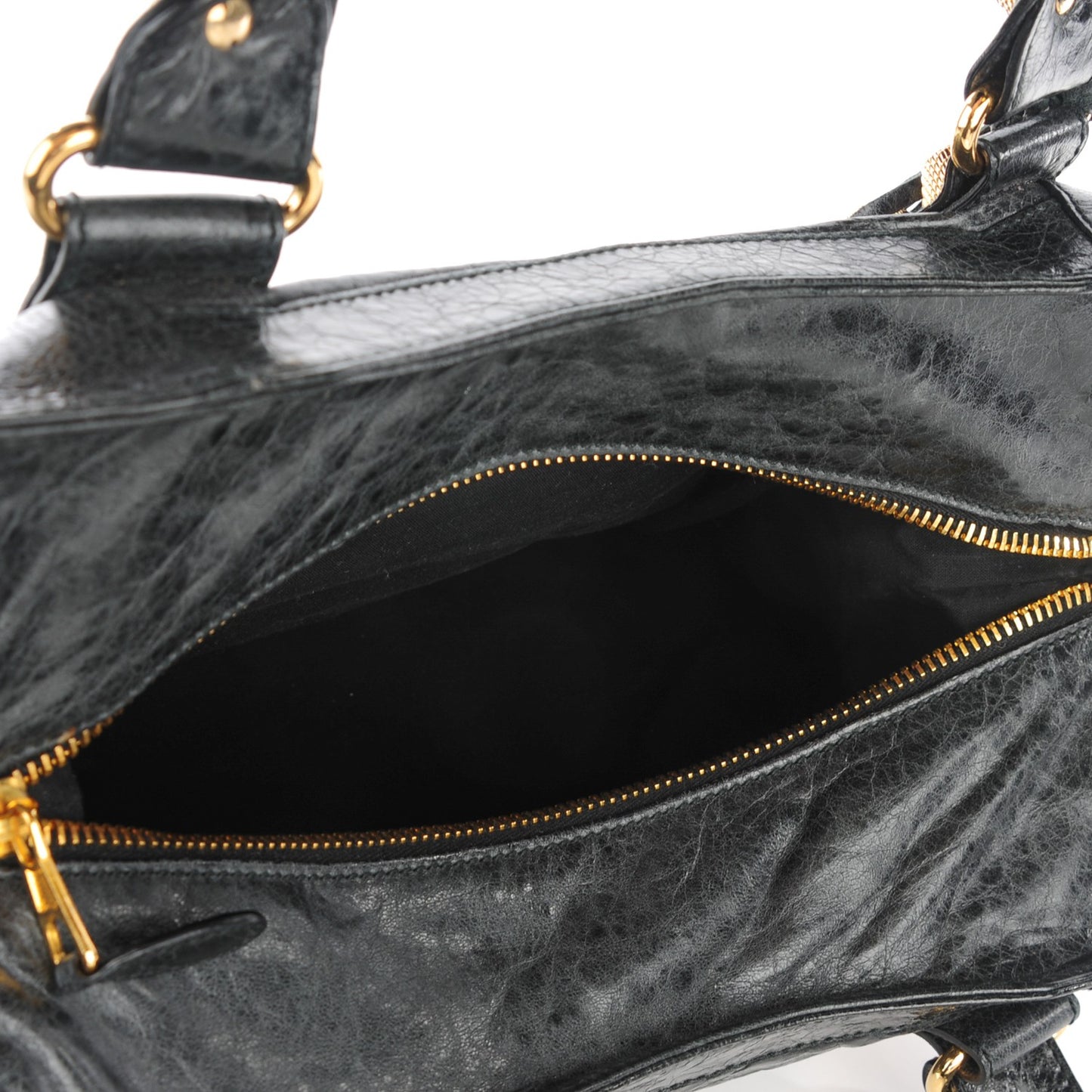 Agneau Giant 21 Gold Hardware Brief Black