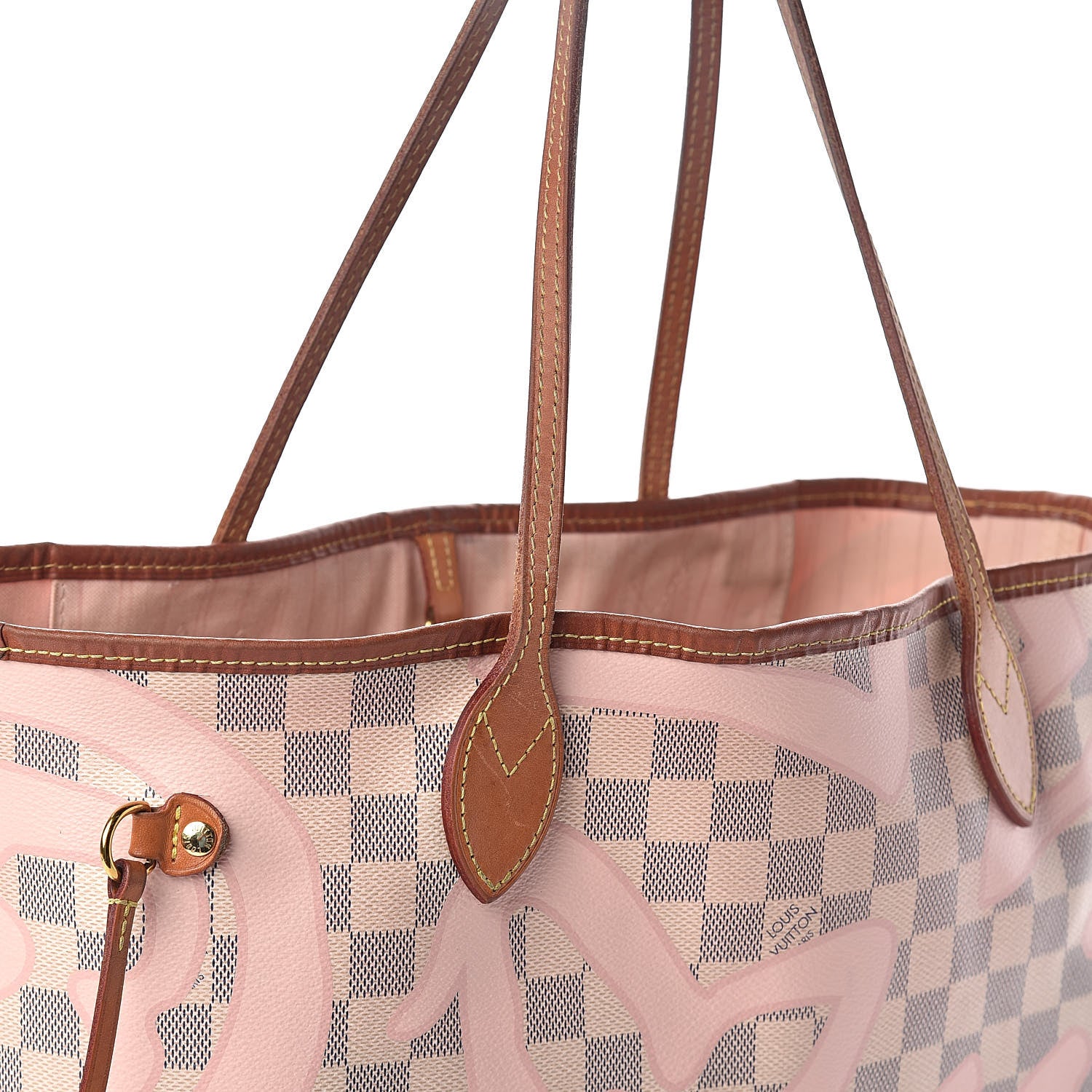 Louis Vuitton Damier Azur Tahitienne Neverfull MM 14 of 18