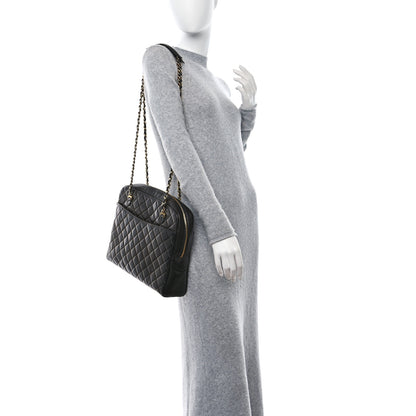 Chanel Lambskin Quilted Shoulder Bag Black 2 of 10