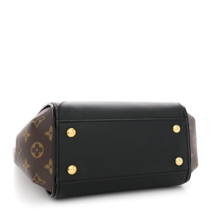 Louis Vuitton Calfskin Monogram Kimono Tote PM Black 4 of 13
