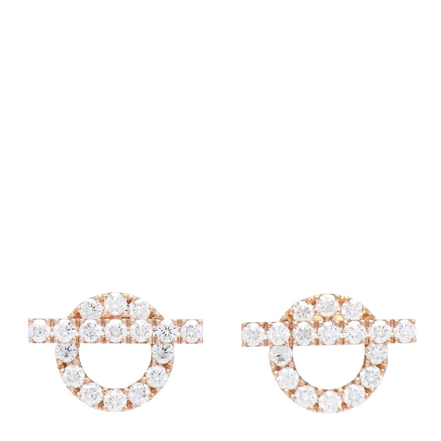 18K Rose Gold Diamond Finesse Earrings