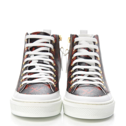 Louis Vuitton Catogram Stellar Sneaker Boots 36 Marron 2 of 8