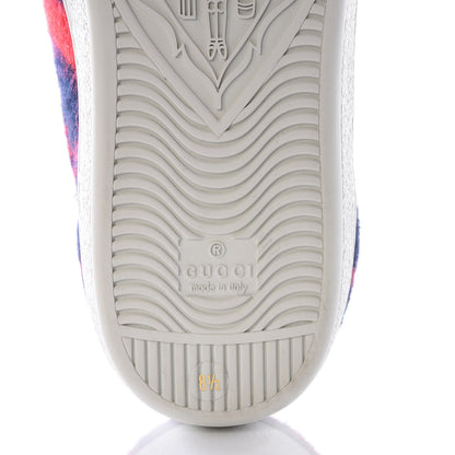 Gucci Covered Wool Big GG Monogram Mens Sneakers 8.5 Blue Red Mystic White 9 of 11