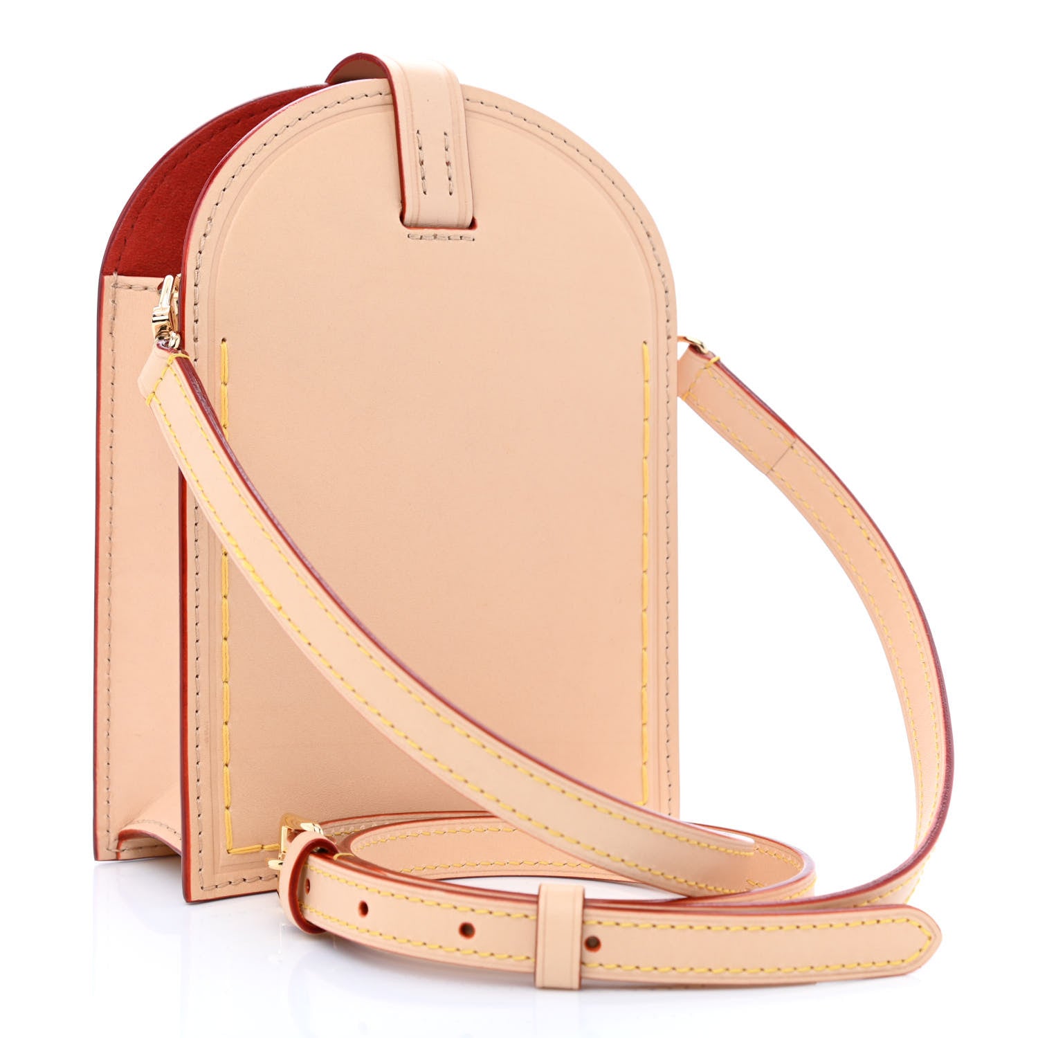 Louis Vuitton Vachetta Name Tag XL Clutch 3 of 10