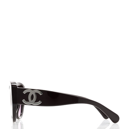 Chanel Acetate Butterfly Large CC Sunglasses 5492-A Burgundy 3 of 7