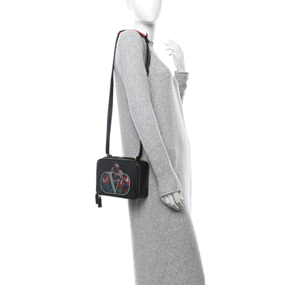Valentino Garavani X UNDERCOVER Smooth Calfskin Graphic Print VSling Crossbody Bag Black 2 of 12