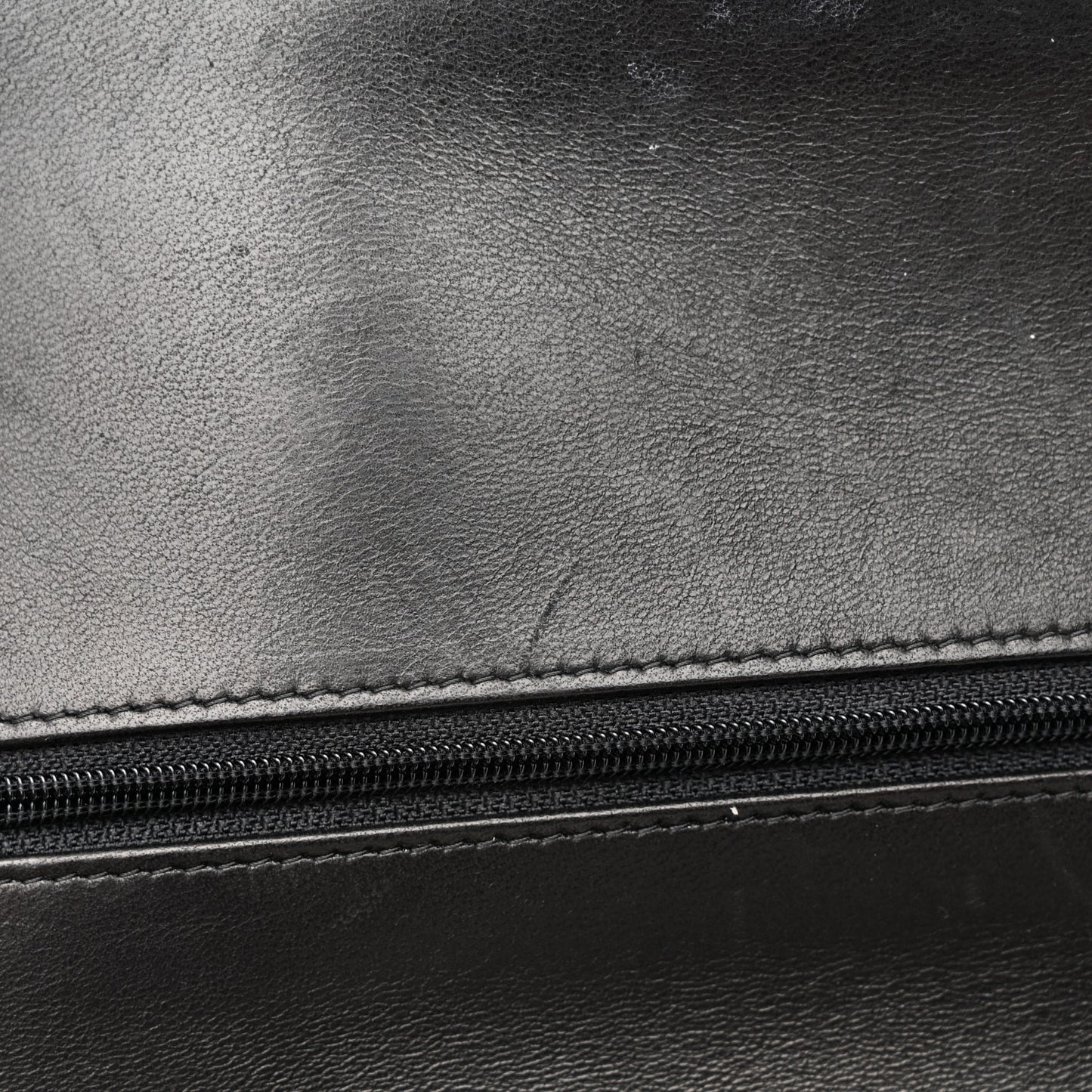 Lambskin Quilted Jumbo Double Flap Black