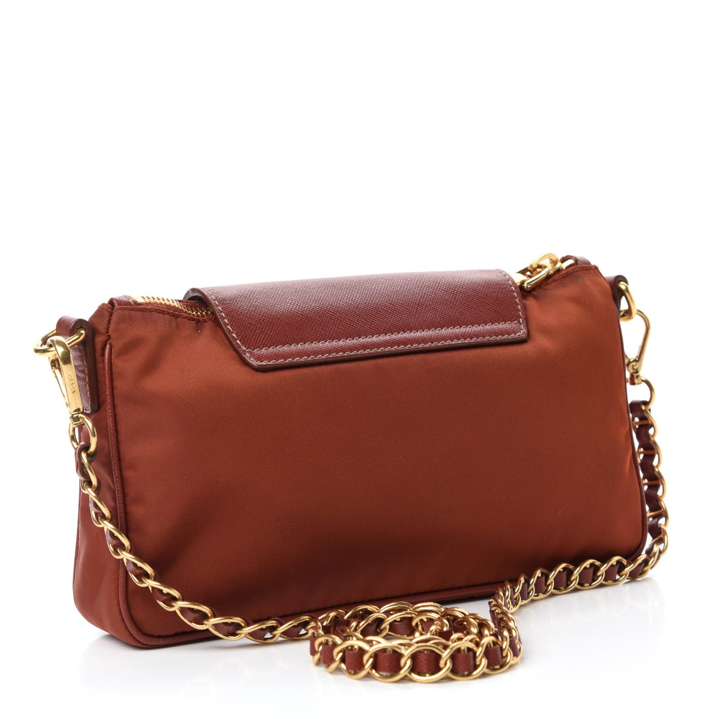 Tessuto Nylon Saffiano Crossbody Bag Bacca