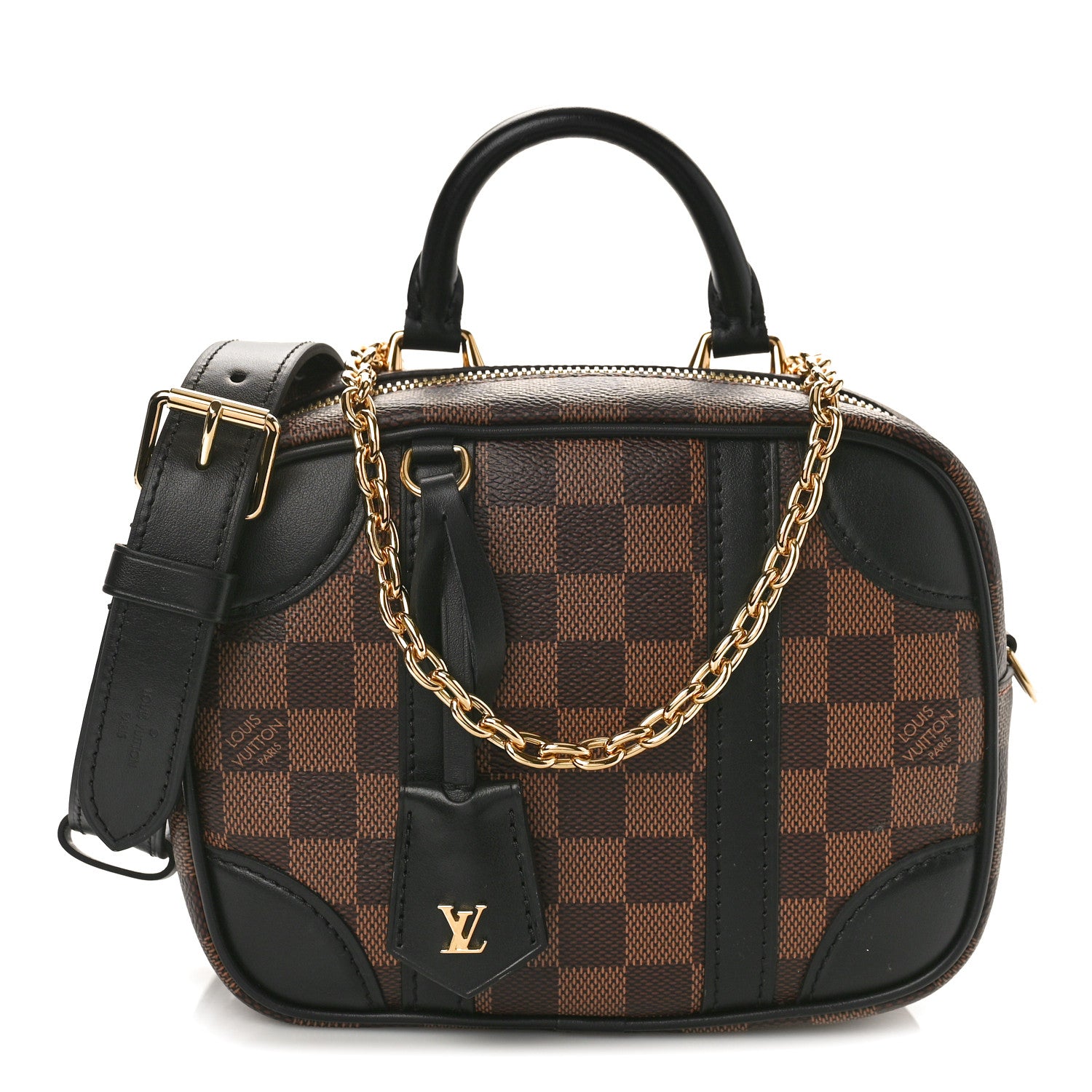 Louis Vuitton Damier Ebene Valisette Souple BB Black 1 of 7