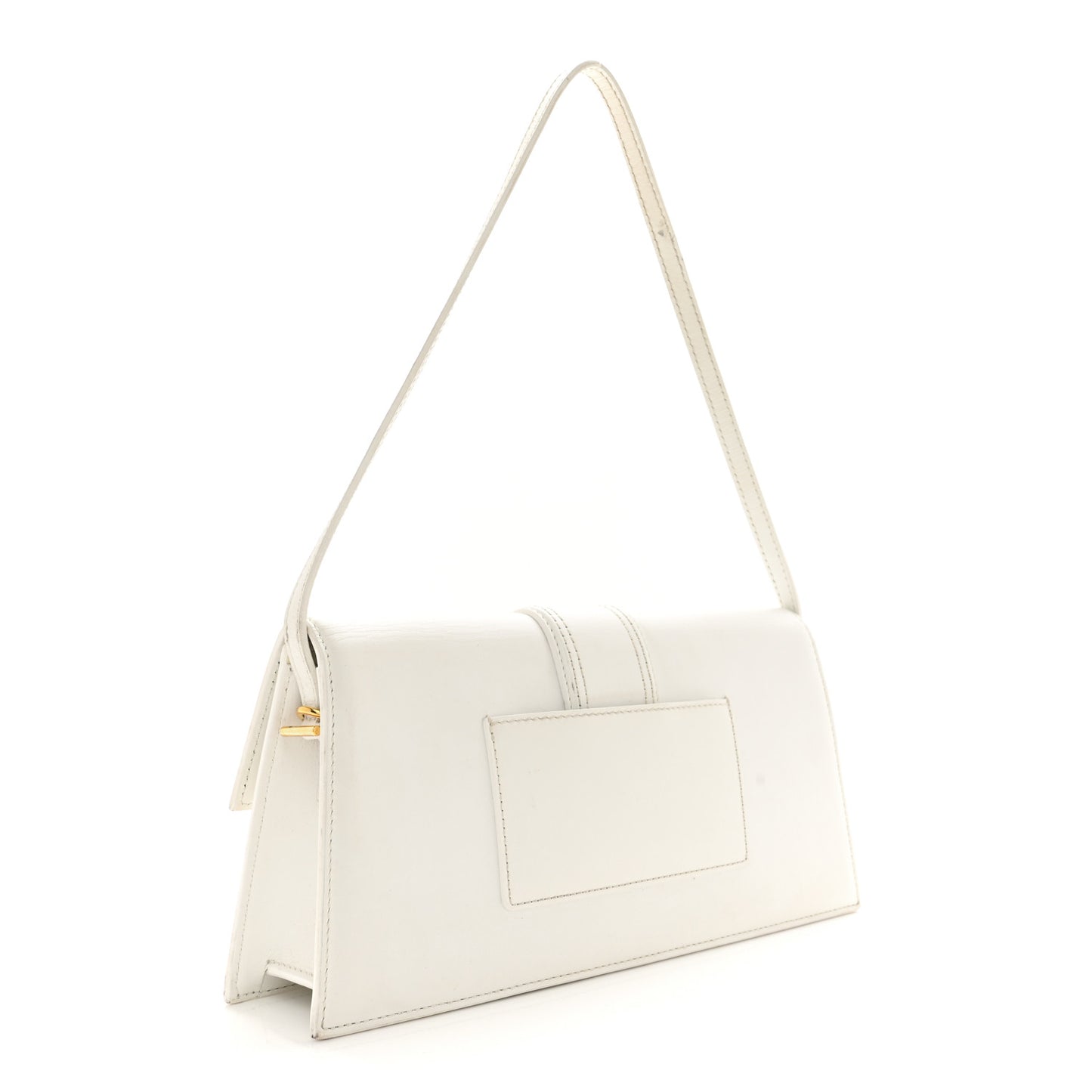 Smooth Calfskin Le Bambino Long White