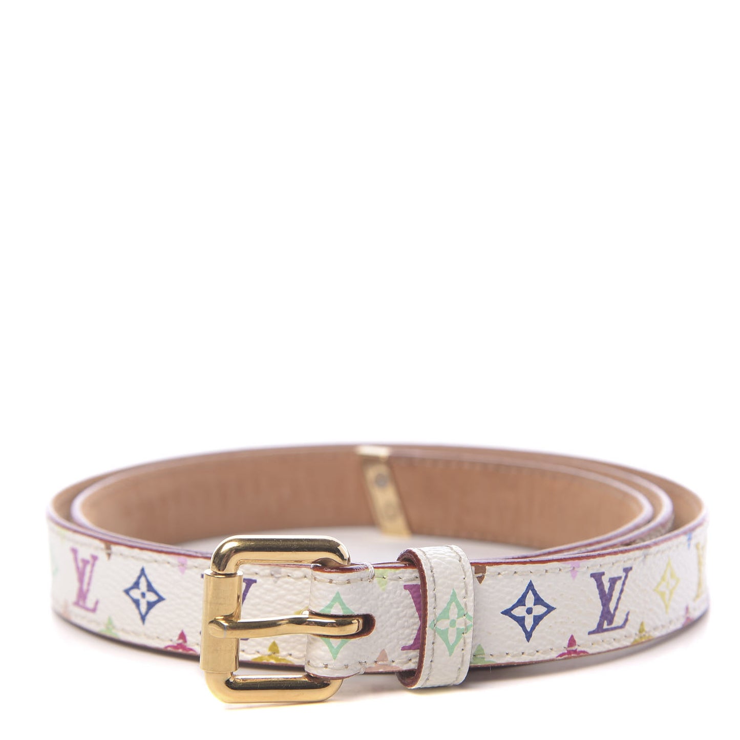 Monogram Multicolor Belt 90 36 White