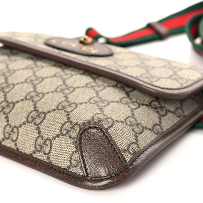 Gucci GG Supreme Monogram Neo Vintage Web Belt Bag Brown 9 of 11