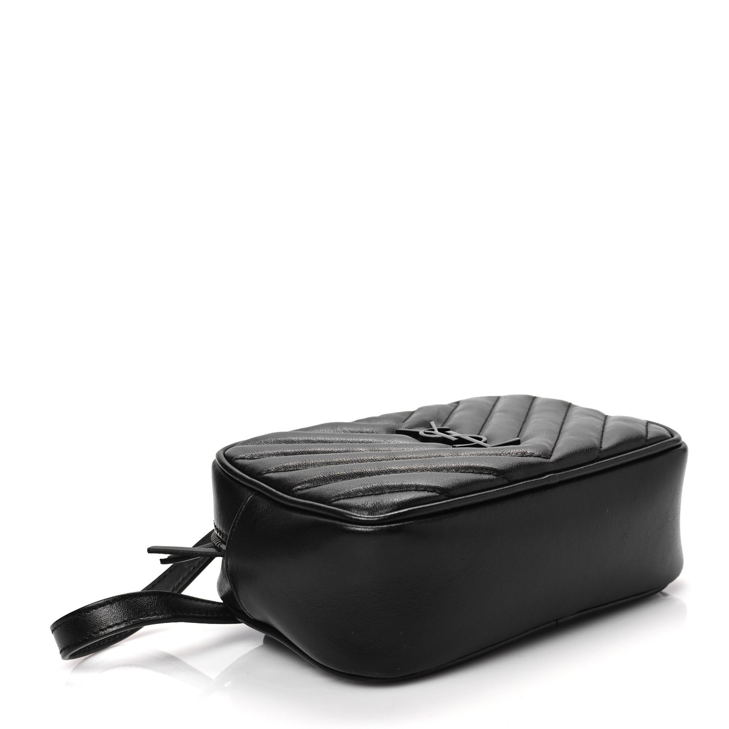 Calfskin Matelasse Monogram Lou Belt Bag Black