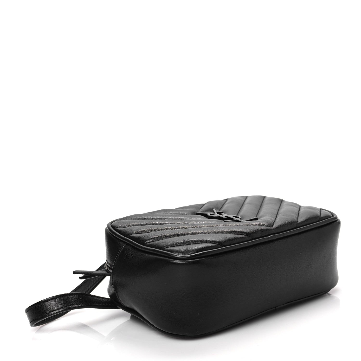 Saint Laurent Calfskin Matelasse Monogram Lou Belt Bag Black 4 of 7