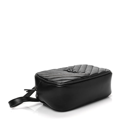Saint Laurent Calfskin Matelasse Monogram Lou Belt Bag Black 4 of 7