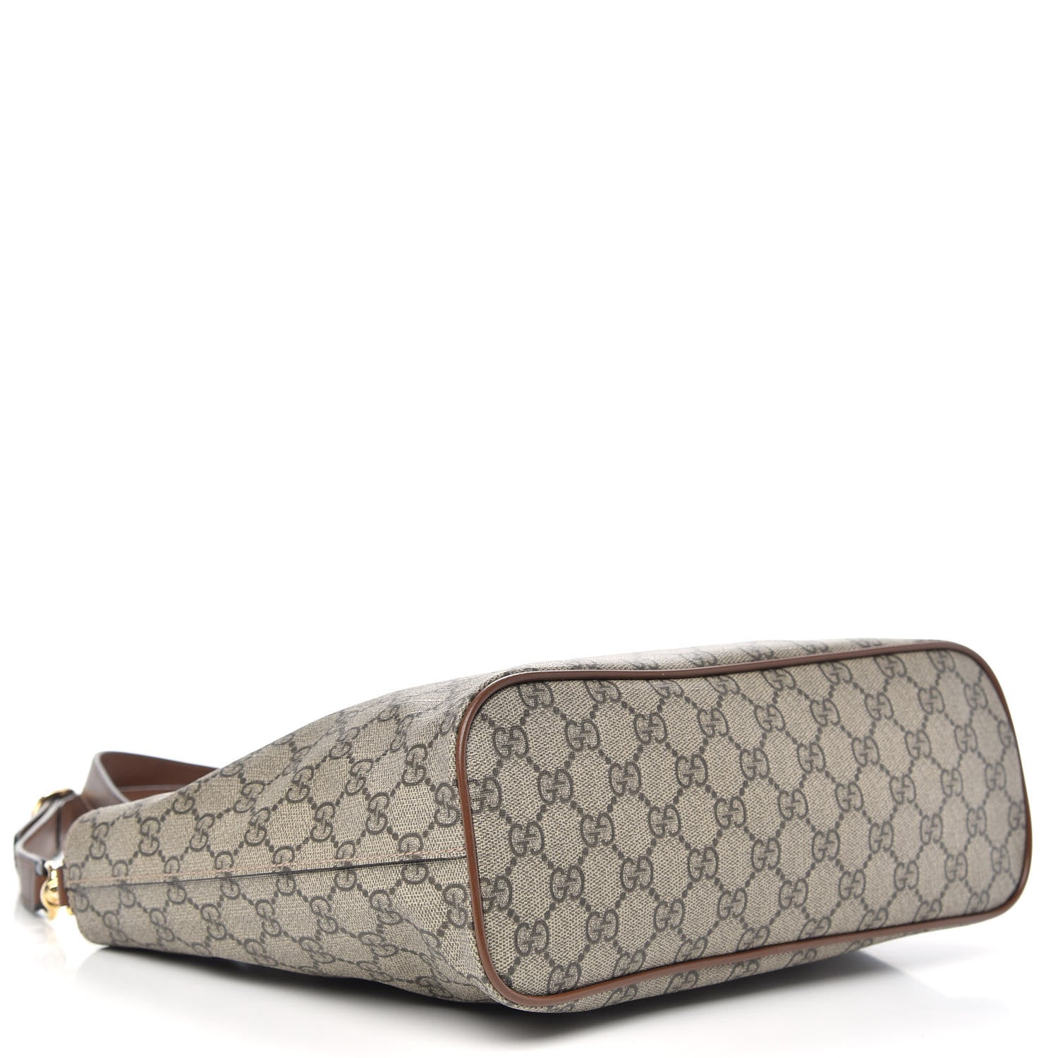Gucci Soft GG Supreme Monogram Small Crossbody Tote Beige Cuir 4 of 9