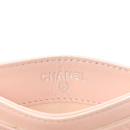 Chanel Goatskin Camellia Embossed Card Holder Light Pink 6 of 10
