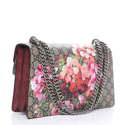 Gucci GG Supreme Monogram Blooms Small Dionysus Shoulder Bag Beige Multicolor Dry Rose 2 of 12