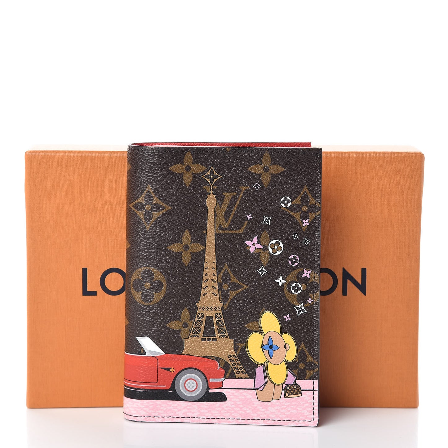 Monogram 2019 Christmas Animation Passport Cover Rouge
