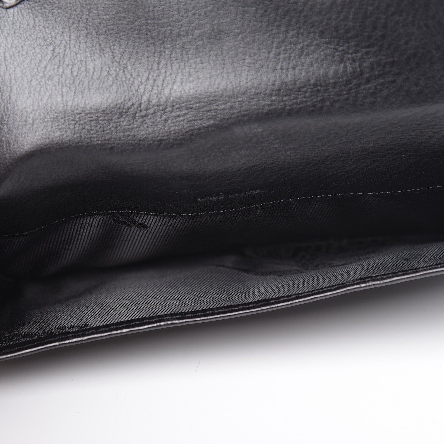 Burberry Alligator Continental Wallet Black 6 of 11