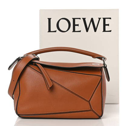 Loewe Calfskin Small Puzzle Bag Tan 9 of 9