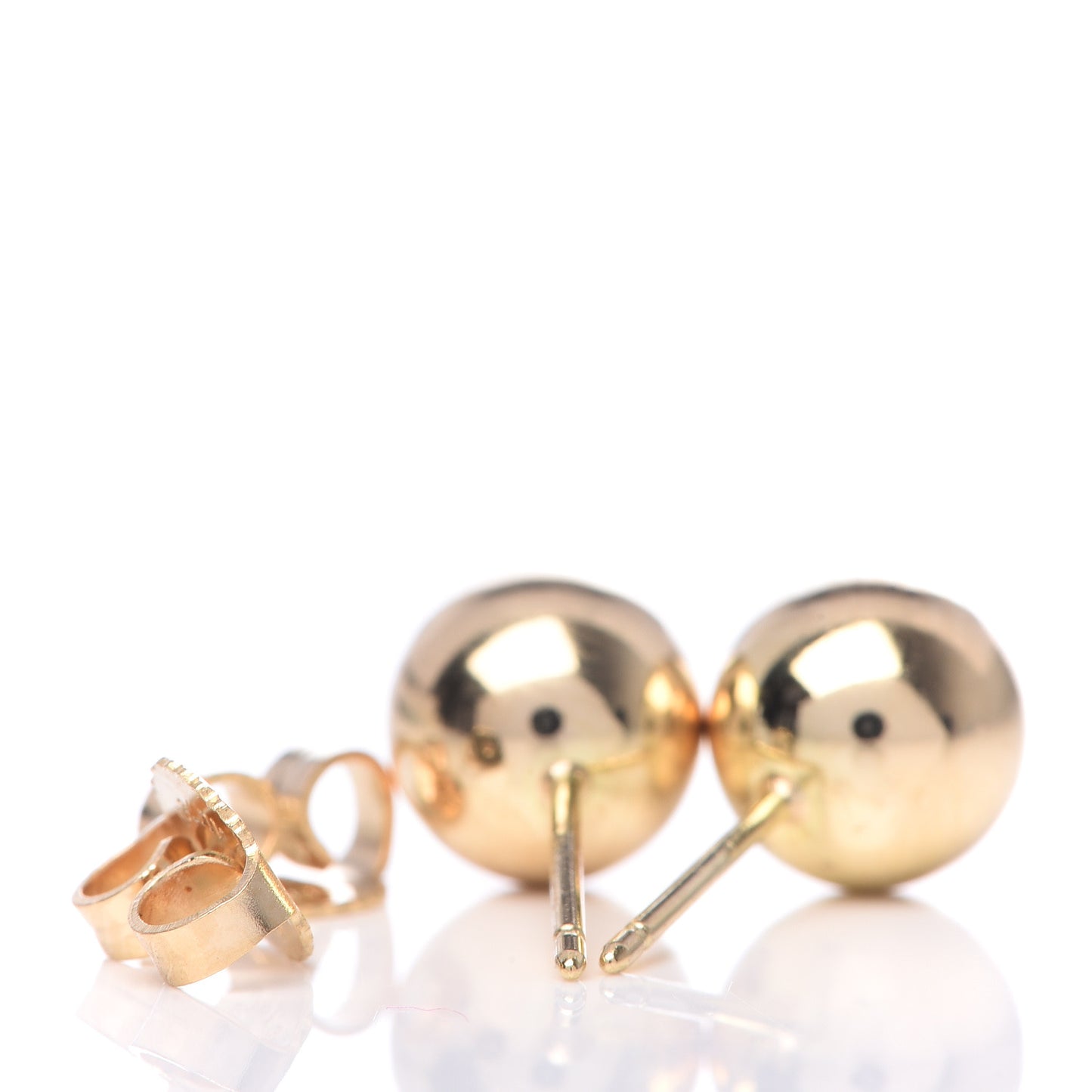 18K Yellow Gold 8mm HardWear Ball Earrings