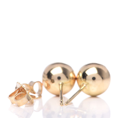 Tiffany 18K Yellow Gold 8mm HardWear Ball Earrings 4 of 5