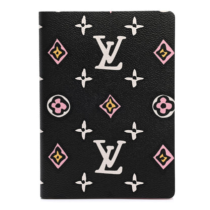 Louis Vuitton Monogram Wild At Heart Clemence Notebook Black 1 of 6