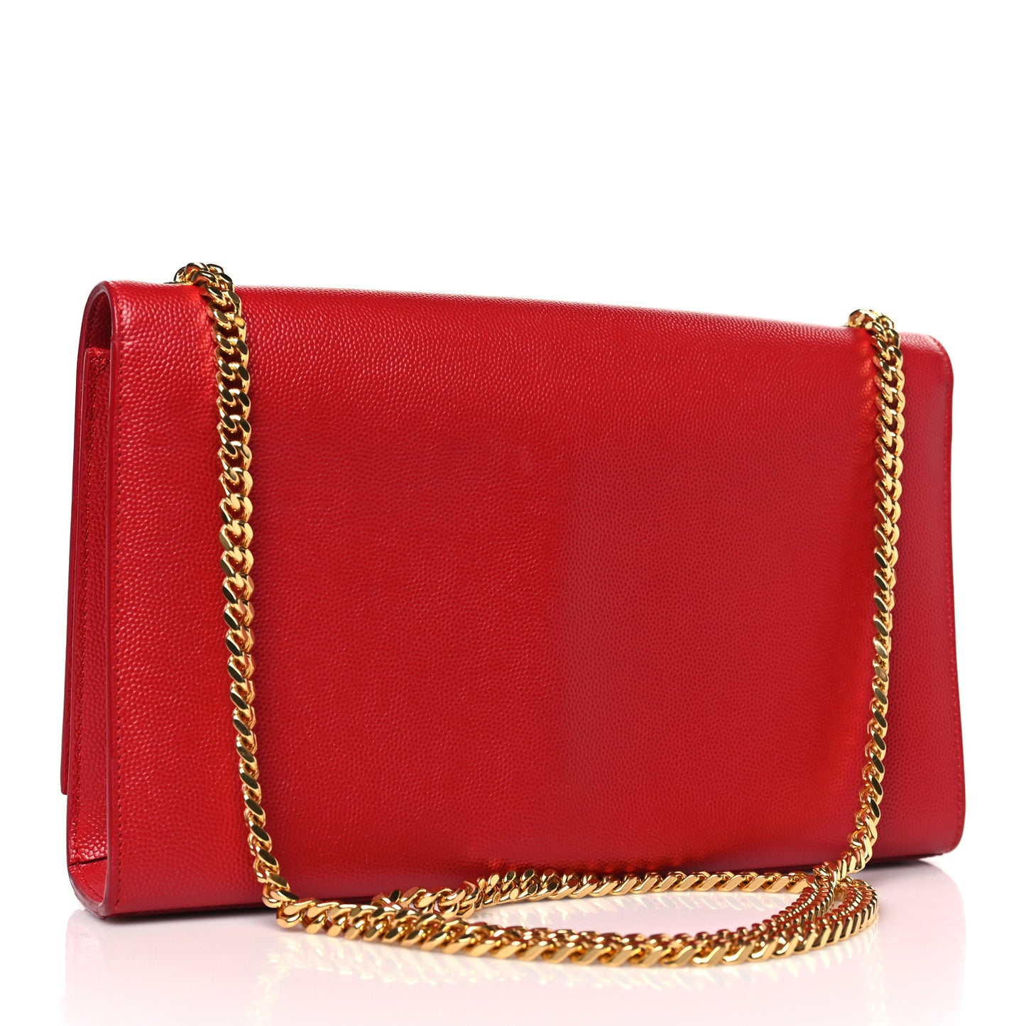 Grain De Poudre Medium Monogram Kate Satchel Red