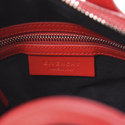 Givenchy Calfskin Micro Nightingale Logo Strap Red 6 of 10