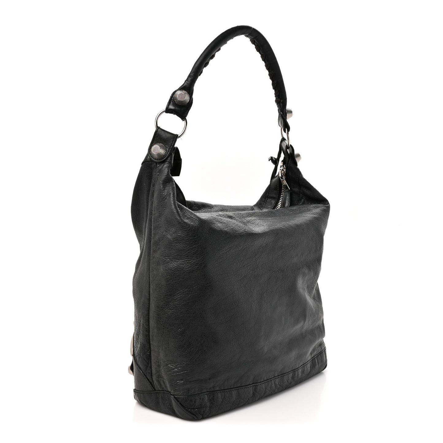 Chevre Giant 21 Silver Hardware Day Hobo Black