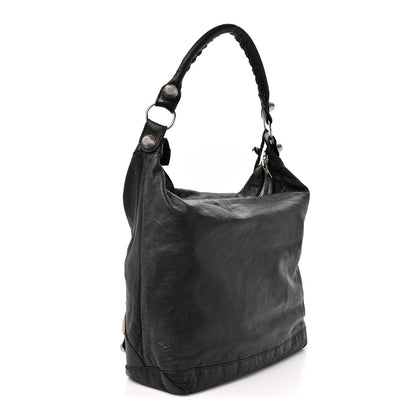 Balenciaga Chevre Giant 21 Silver Hardware Day Hobo Black 3 of 12