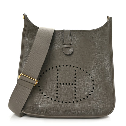 Hermes Epsom Evelyne III GM Etain 1 of 11