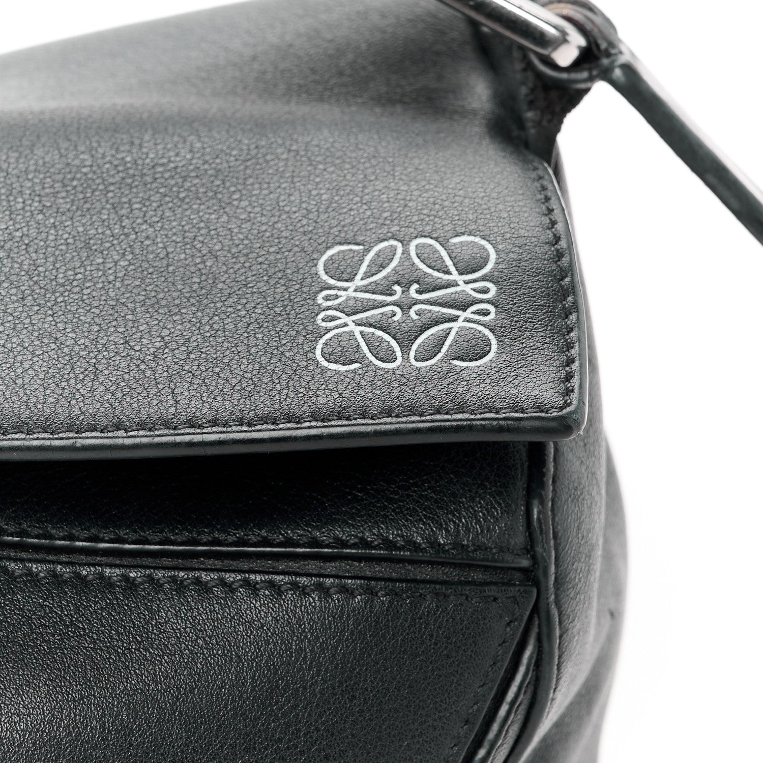 Loewe Calfskin Small Puzzle Bag Black 8 of 13