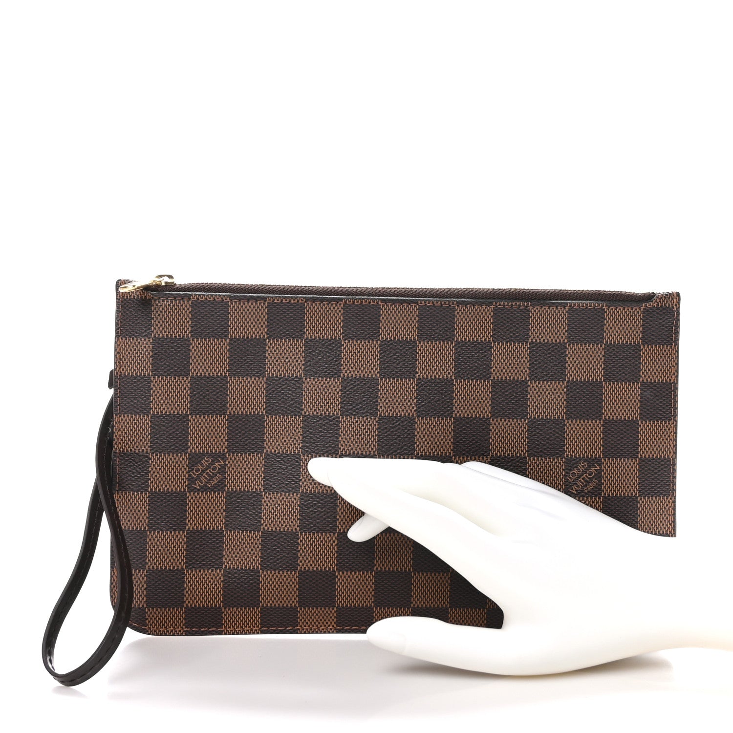 Louis Vuitton Damier Ebene Neverfull MM GM Pochette 2 of 8