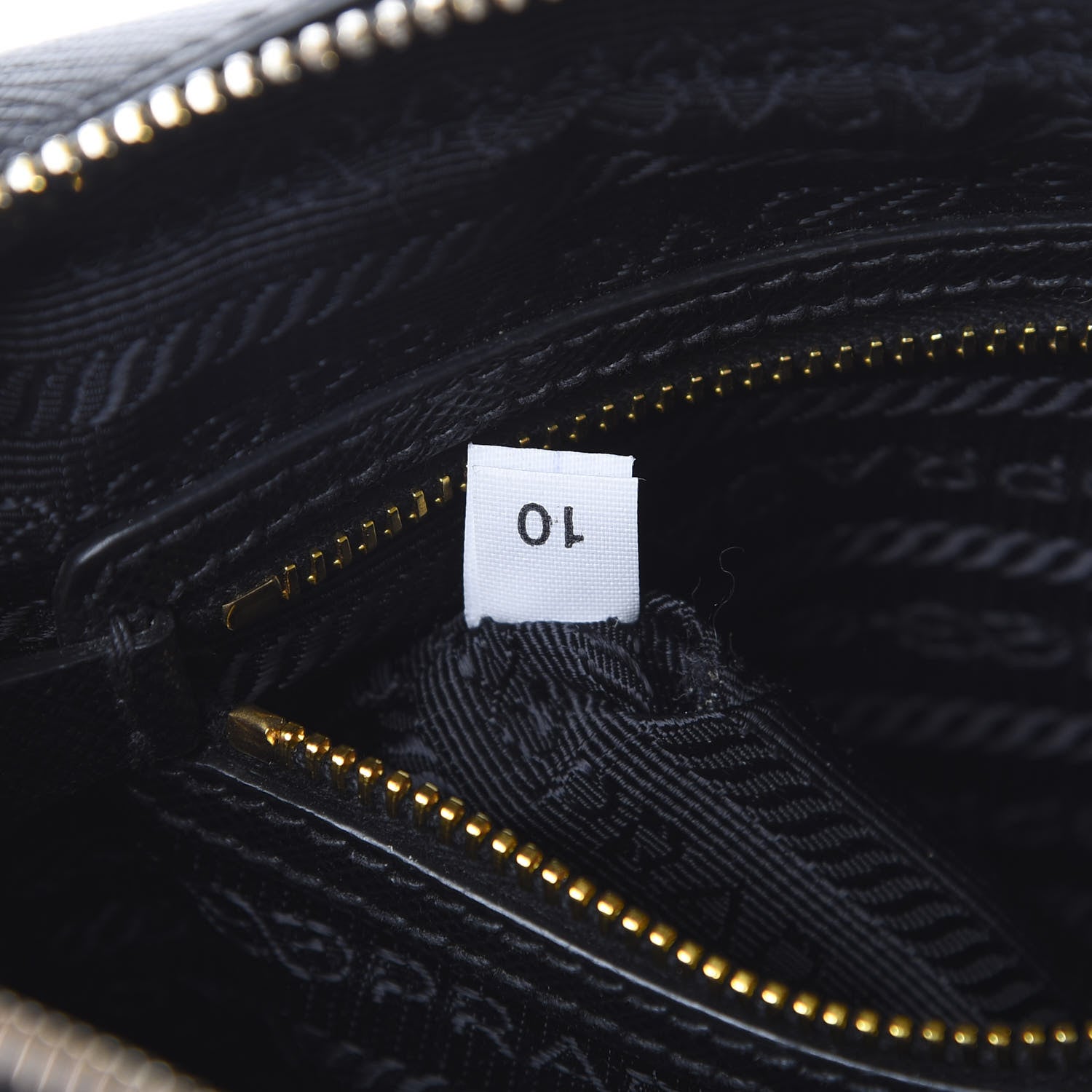 Prada Saffiano Lux Camera Case Crossbody Bag Black 7 of 11