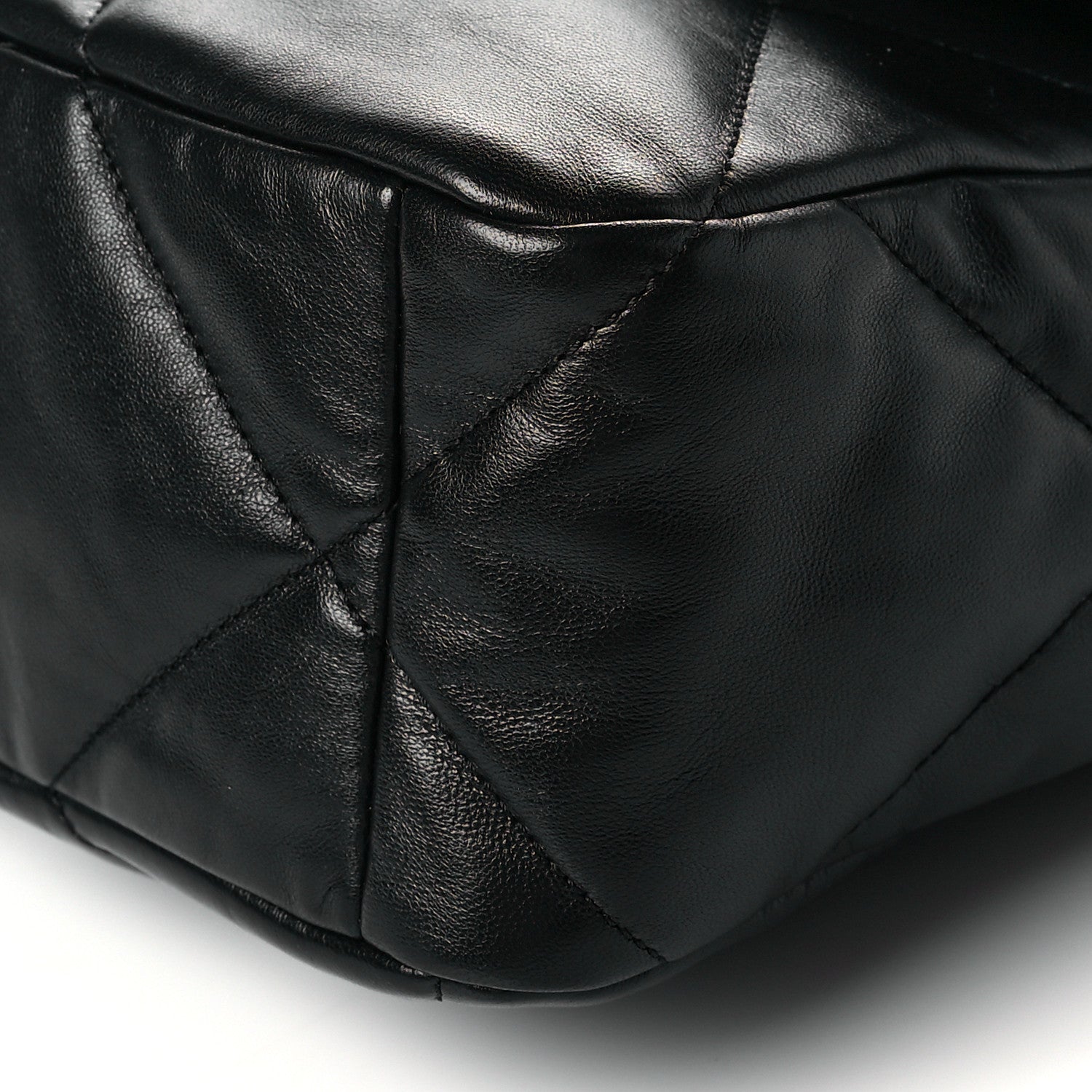 Chanel Lambskin Quilted Large Chanel 19 Flap Black 10 of 11