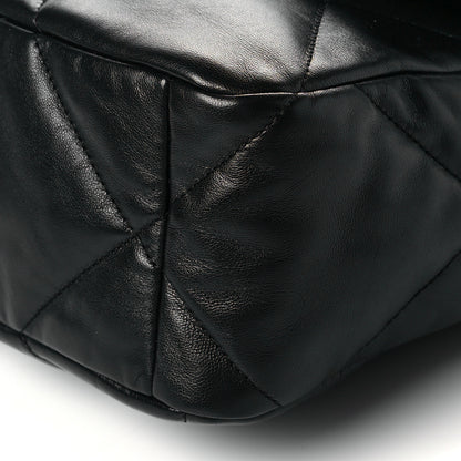Chanel Lambskin Quilted Large Chanel 19 Flap Black 10 of 11