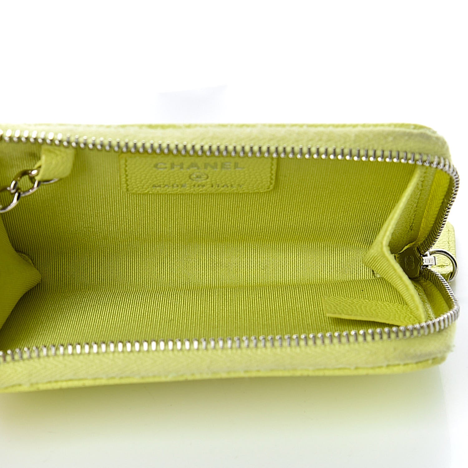 Chanel Caviar Key Holder Case Light Pink Light Green 5 of 14