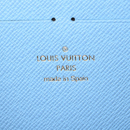 Louis Vuitton Damier Ebene 2017 Christmas Animation Clemence Wallet 6 of 8
