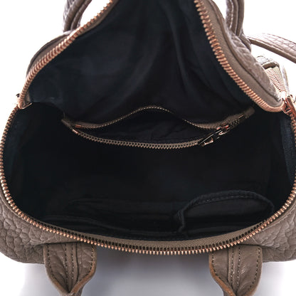 Alexander Wang Pebbled Lambskin Rockie Latte Rose Gold Hardware 5 of 10