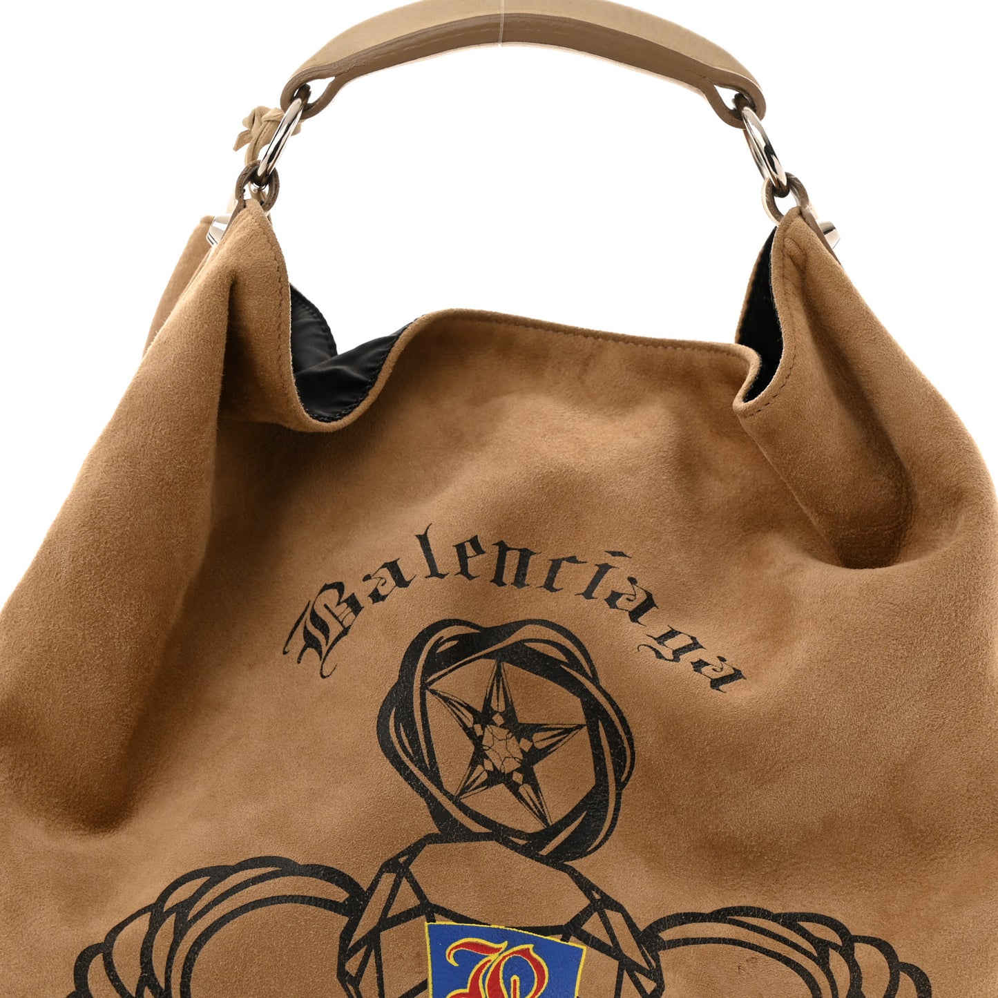 Suede Strike Hold Hobo Natural