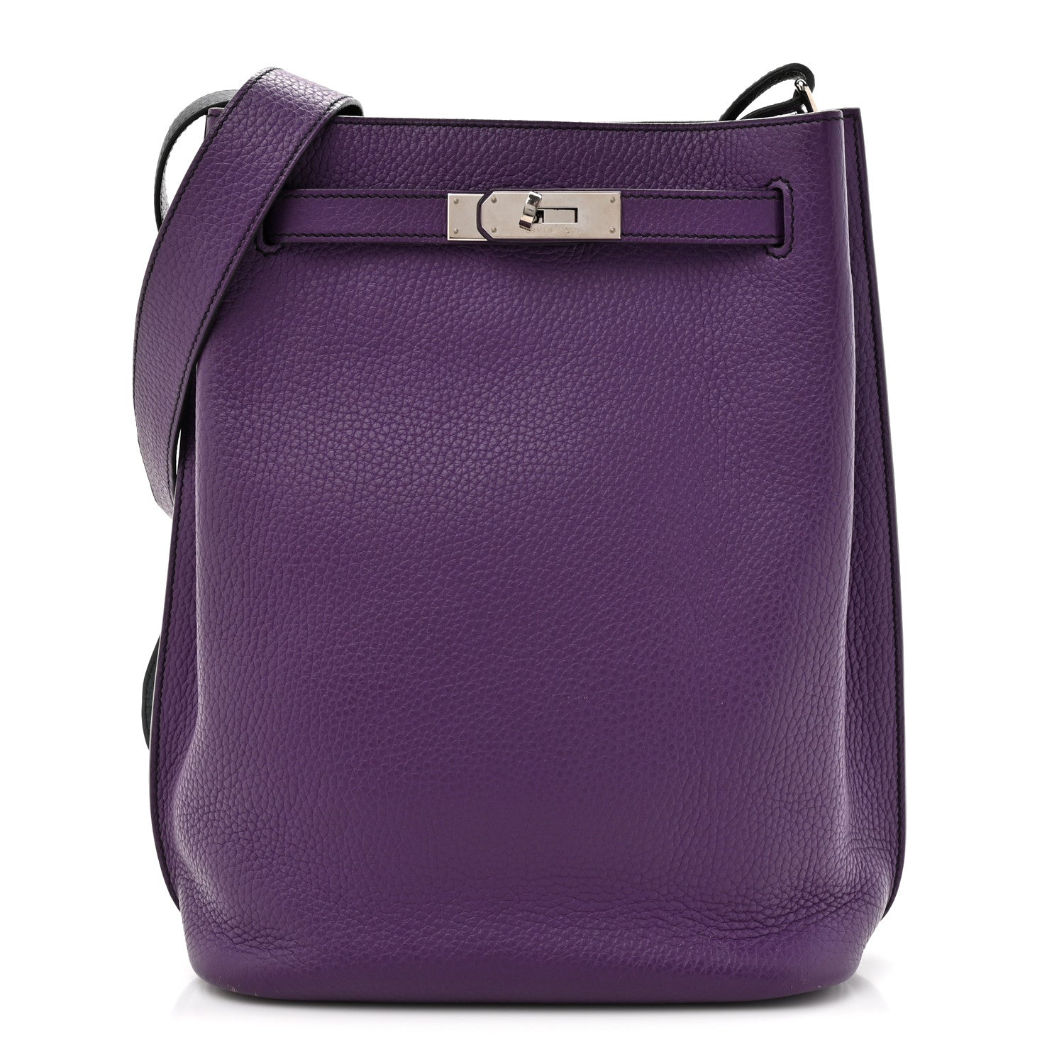 Hermes Taurillon Clemence Verso So Kelly 22 Ultraviolet Bleu