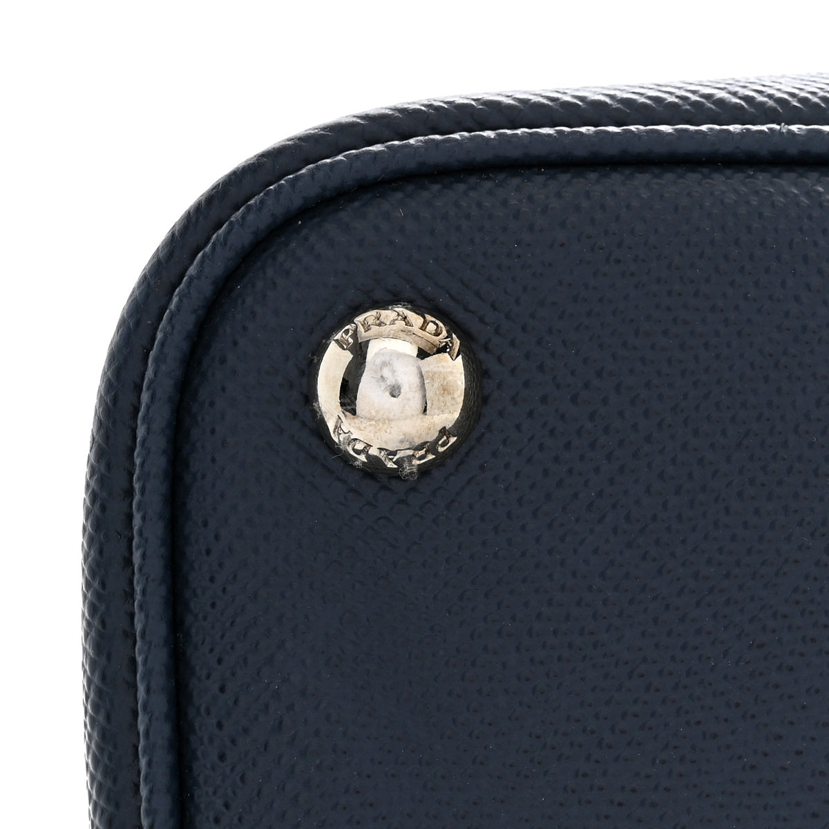 Prada Saffiano Medium Double Handle Tote Baltico Astrale 12 of 12