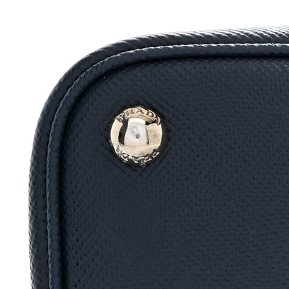 Prada Saffiano Medium Double Handle Tote Baltico Astrale 12 of 12