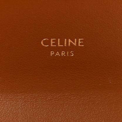 Celine Triomphe Canvas Small Triomphe Wallet Tan 7 of 8
