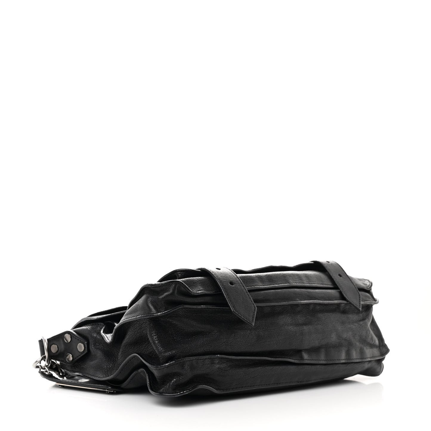 Lambskin Medium PS1 Satchel Black