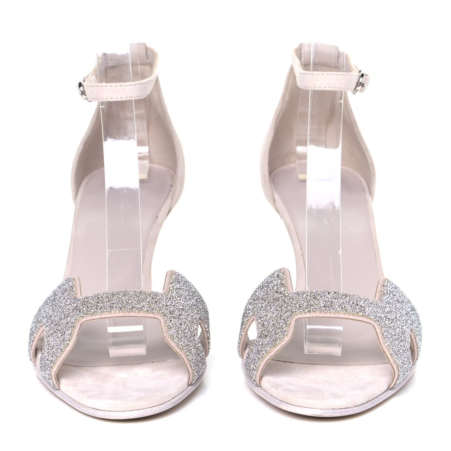 Suede Goatskin Crystal Premiere 70 Sandals 37