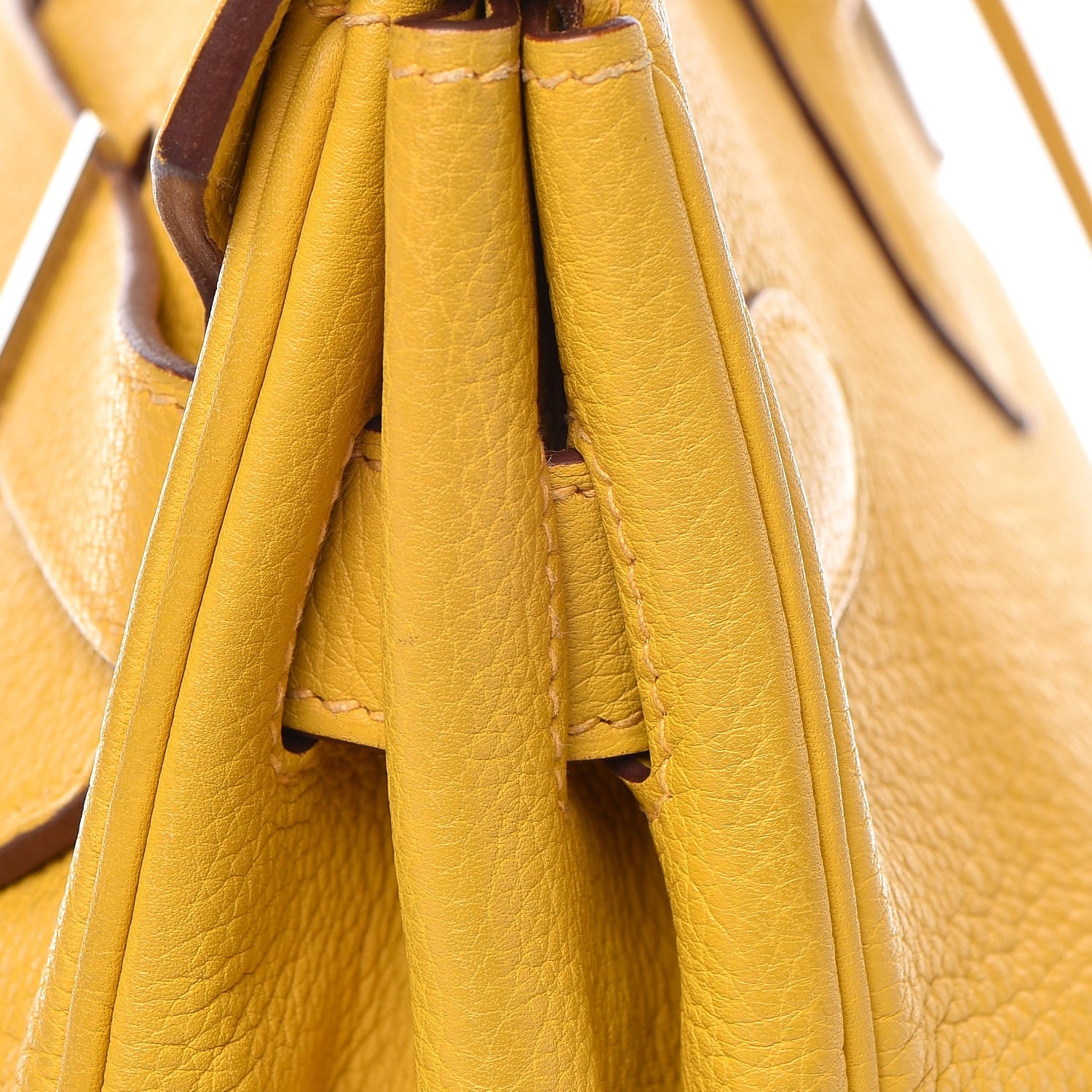 Hermes Taurillon Clemence JPG Shoulder Birkin II Soleil 33 of 39